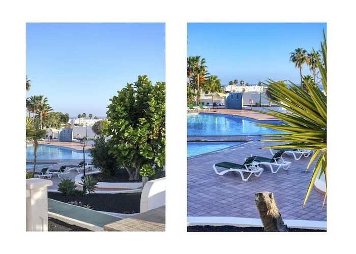 Sky And Sea Loma - Pool And Terrace With Sea View - By Lanzarote * Puerto del Carmen (Lanzarote)