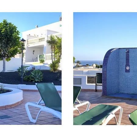 Sky And Sea Loma - Pool And Terrace With Sea View - By Lanzarote